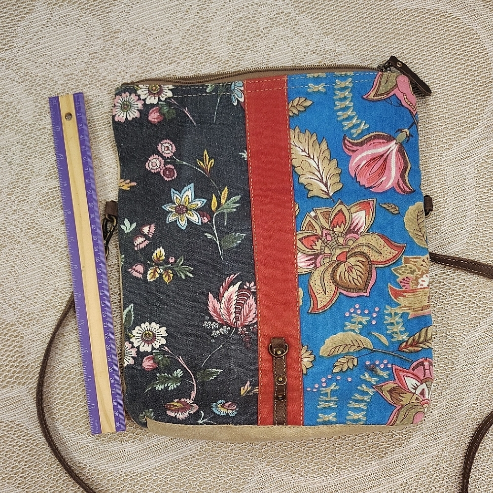 Myra Bag Floral Patchwork Crossbody Boulangenie No 52 Rue Gateau Sucre Paris - Picture 6 of 6
